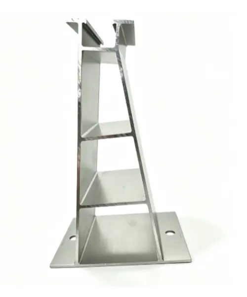 Base de aluminio para techo plano