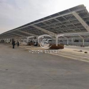 Carbon Steel Waterproof Mono Solar Carport Mounting