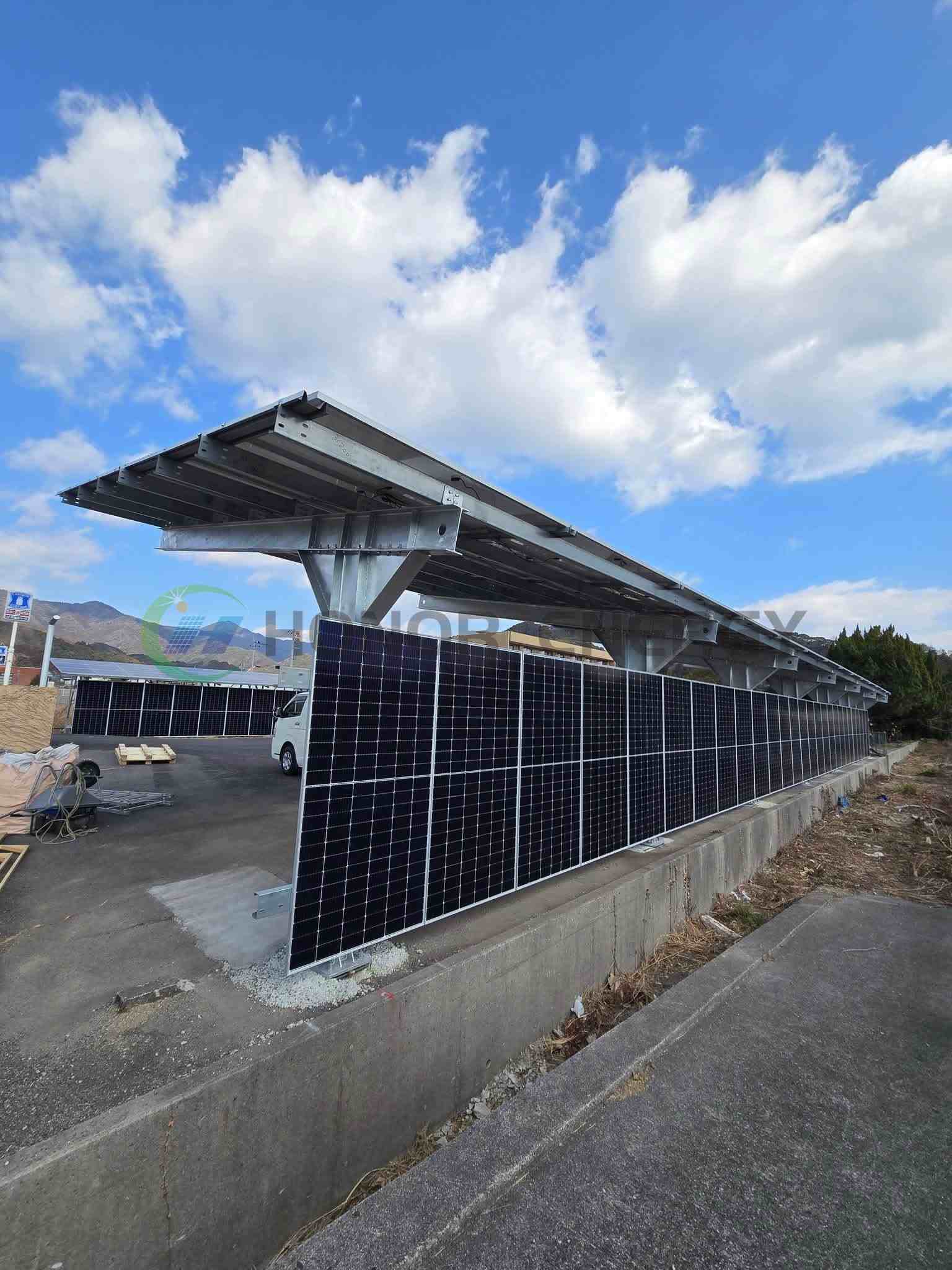 solar carport mounting system 