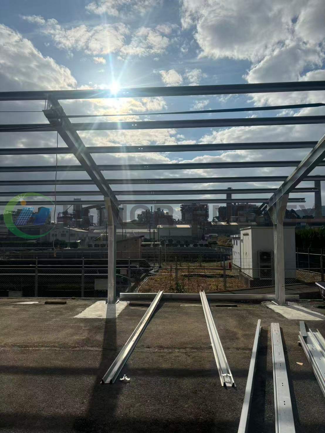 solar carport mounting system 