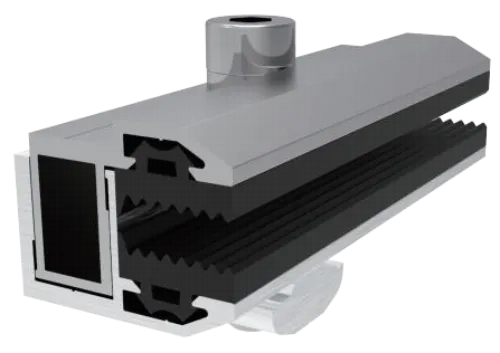 Abrazadera de extremo fotovoltaico