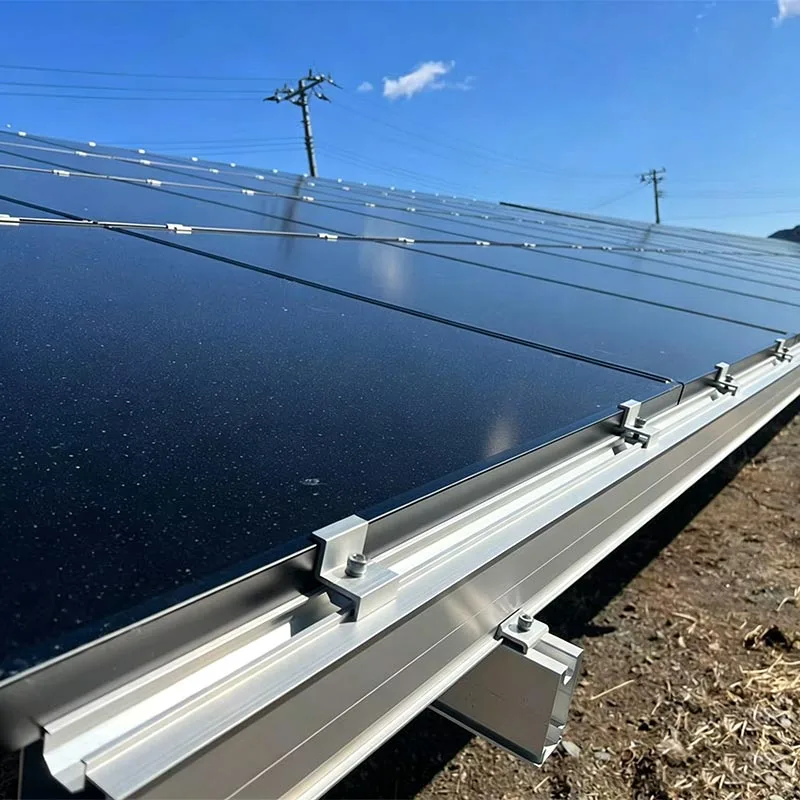 Montaje en tierra de aluminio solar de pila de tornillos