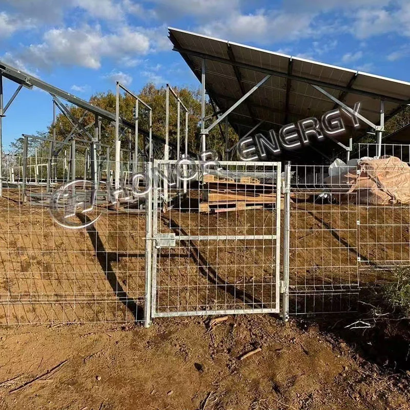 Montaje de granja solar