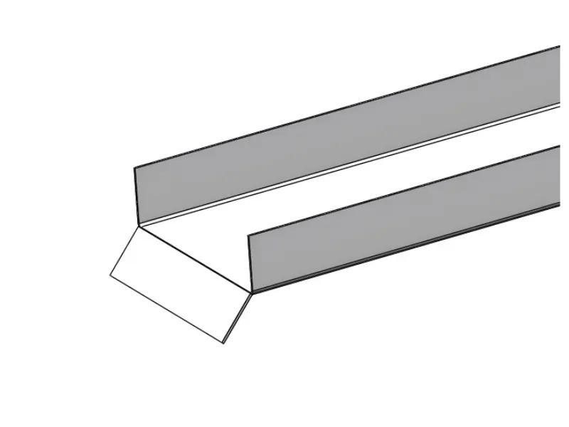 Canal impermeable horizontal solar