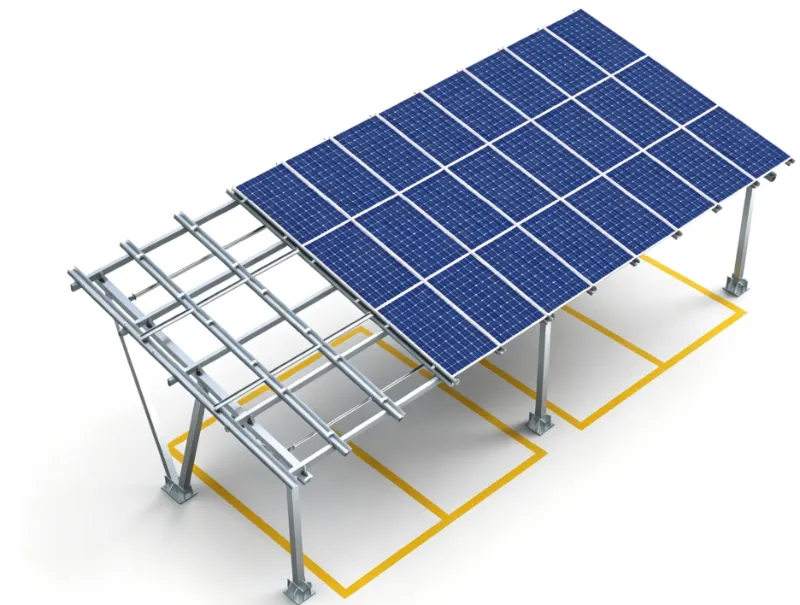 Sistema de montaje en cochera tipo Solar IV