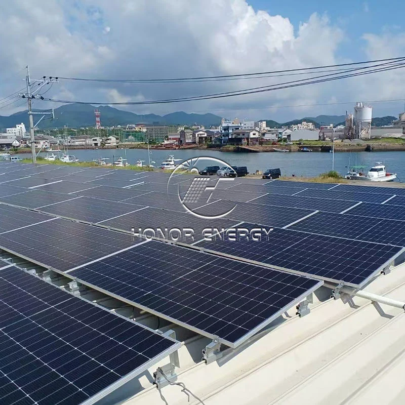 Montaje en techo solar