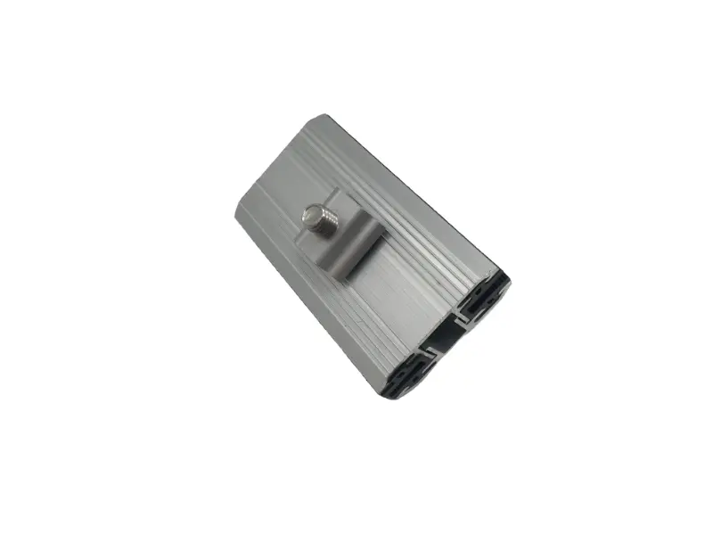 Abrazadera media de película delgada solar