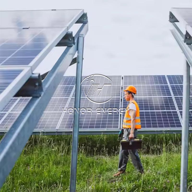 Acero Monte de tierras solares de acero múltiples hileras de tierras solares